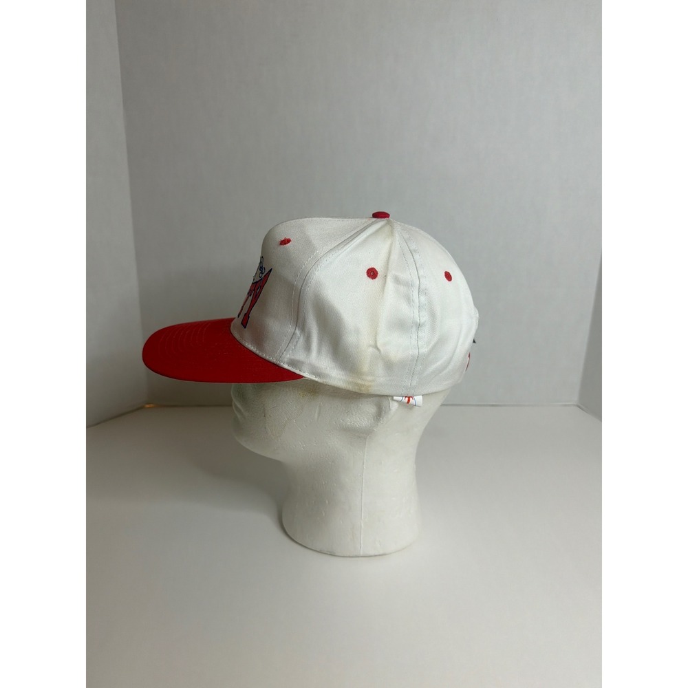 Vintage NASCAR Kyle Petty 42 Snapback Hat TC White Red Deadstock NWT Racing Cap - Picture 2 of 8